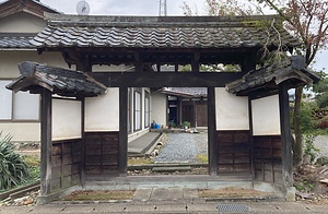 清水家住宅東門