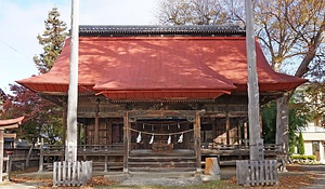 頥氣神社拝殿及び祝詞殿