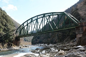 嵯峨野観光鉄道保津川橋梁